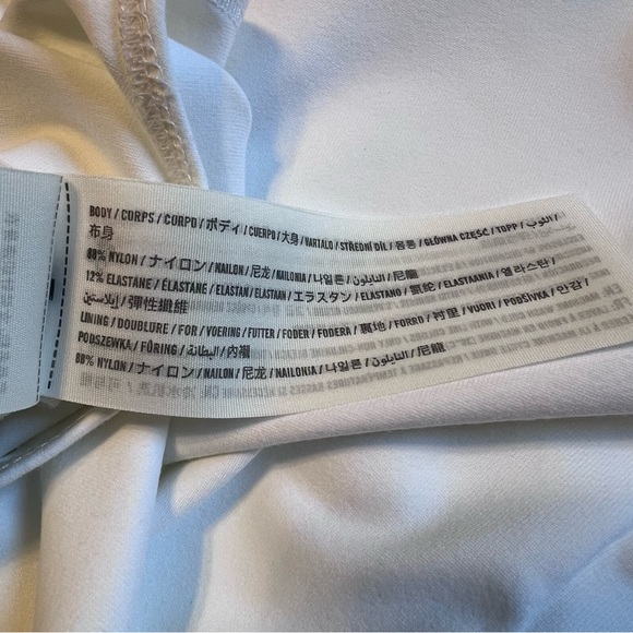 Abercrombie & Fitch Soft A&F Collection white long sleeve body suit size xs - Picture 7 of 8